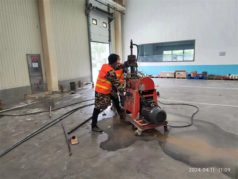 泽州厂房地面下沉塌陷注浆加固施工